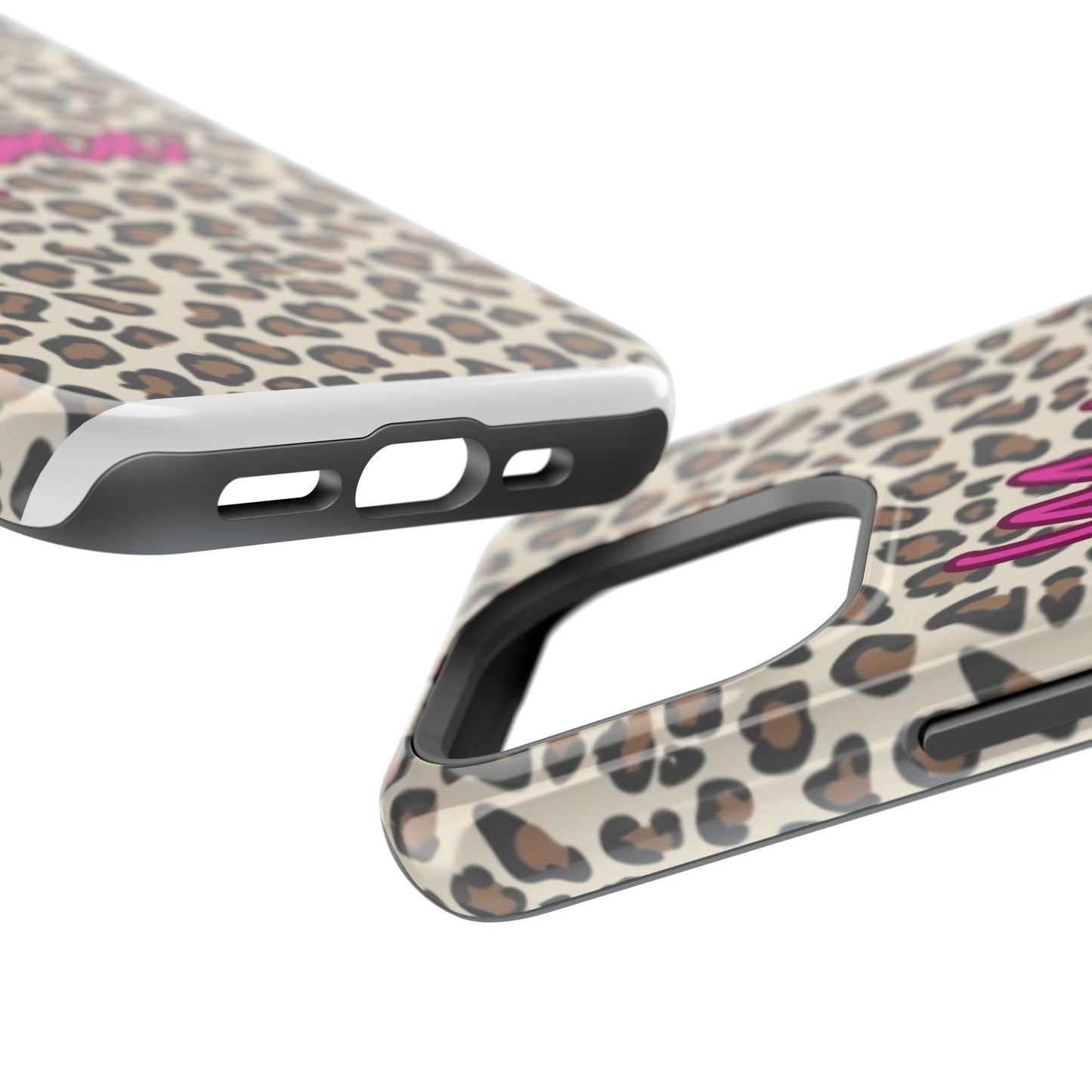 Mama Leopard Print Magnetic Impact Phone Case