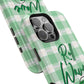 Phone Case — "Roll Wave" Green Plaid Magnetic Impact‑Resistant Case
