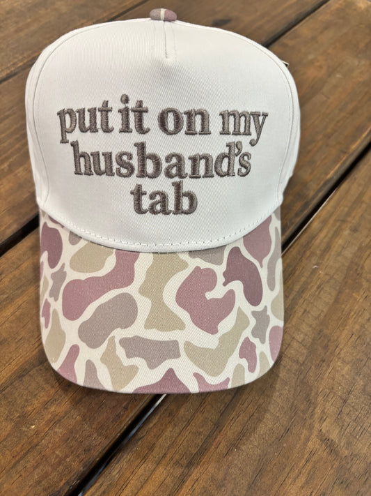 Lulu Mac | Put it on My Husband's Tab Camo Hat| READY TO SHIP/PICKUP