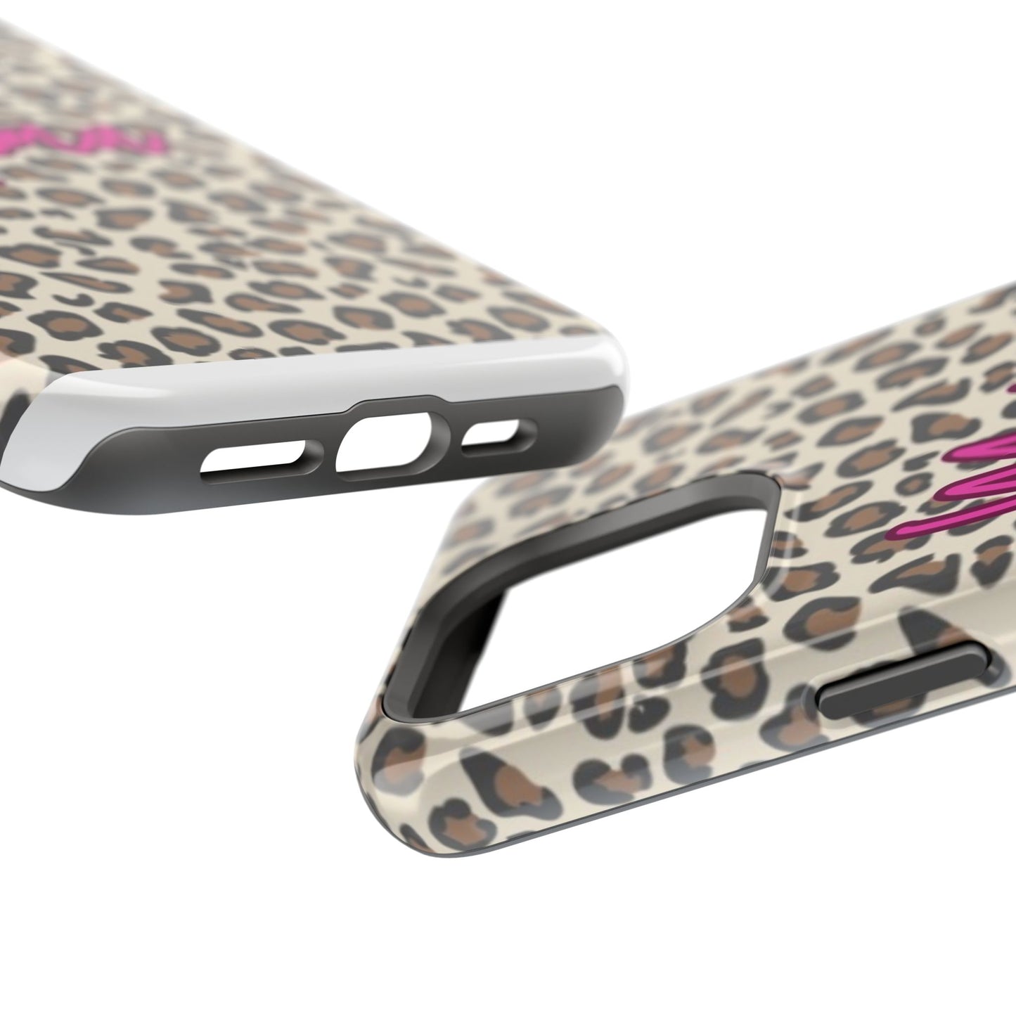 Mama Leopard Print Magnetic Impact Phone Case