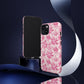 Pink Vintage Floral Tough Phone Case — Protective iPhone Cover
