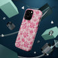 Pink Floral Magnetic Impact-Resistant Phone Case