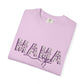 PURPLE - Mama Floral T-Shirt — Floral "MAMA" Graphic Tee for Moms, Mother's Day Gift