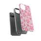 Pink Vintage Floral Tough Phone Case — Protective iPhone Cover