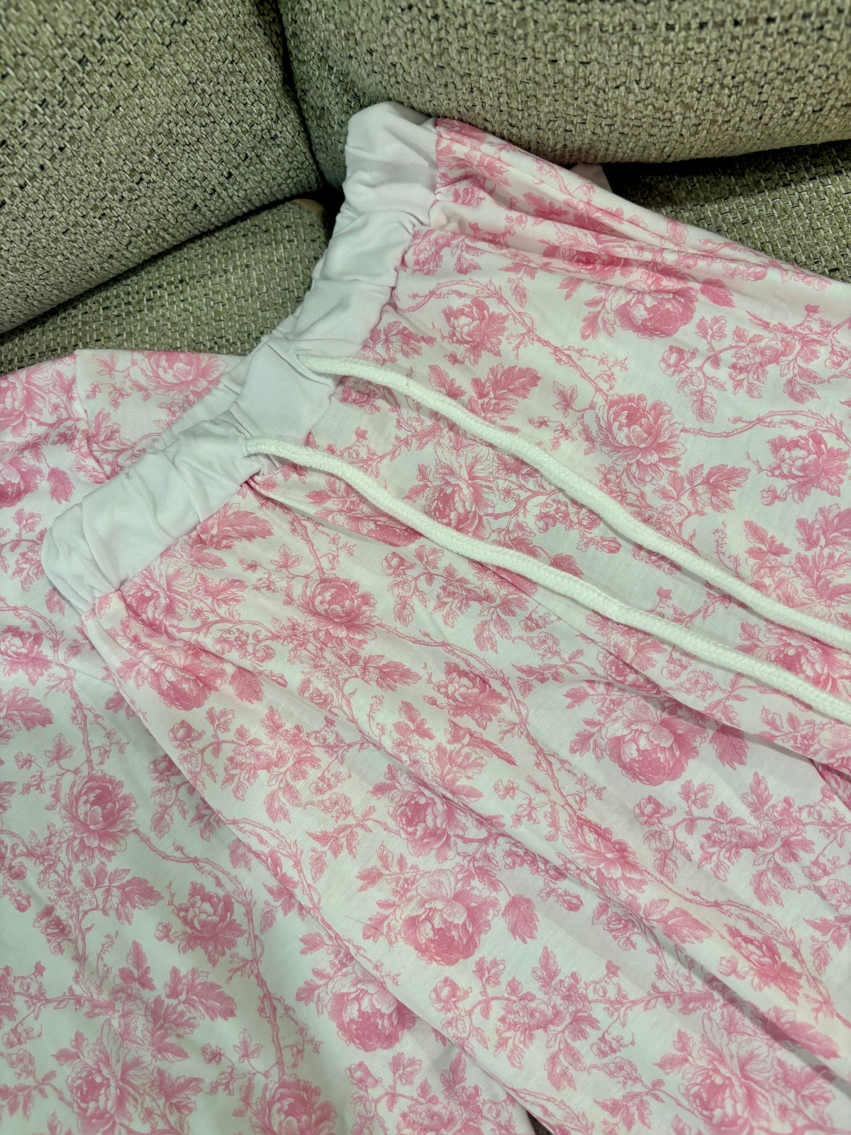 Pink Girls Floral Sweatsuit - READY TO SHIP/PICKUP!