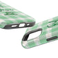 Phone Case — "Roll Wave" Green Plaid Magnetic Impact‑Resistant Case