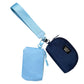 Lulu Mac | Blue Wristlet Wallet Keychair| READY TO SHIP/PICKUP
