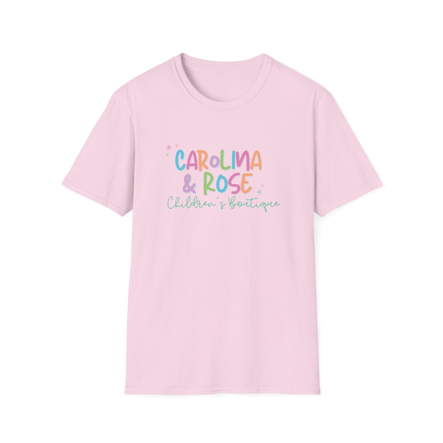 Carolina & Rose Children’s Boutique T-Shirt | Pastel Logo Tee