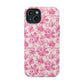 Pink Floral Magnetic Impact-Resistant Phone Case