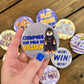 3” Game Day Button - LSU Options
