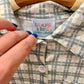 Boys Green Plaid Button Up - READY TO SHIP/PICKUP!