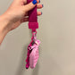 Lulu Mac | Pink Dots Wristlet Wallet Keychain| READY TO SHIP/PICKUP