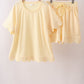 Buttercup scalloped women shorts set