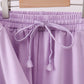 Lavender scalloped mom&me shorts set