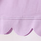 Lavender scalloped mom&me shorts set