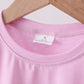 Pink scalloped mom&me shorts set