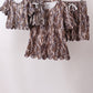 Camouflage scalloped mom&me shorts set