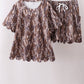 Camouflage scalloped mom&me shorts set