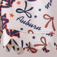 Auburn scalloped shorts set