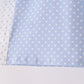 Blue polka dot pocket ruffle pants set