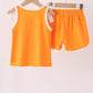 Orange Tennessee active shorts set