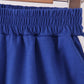 Navy active shorts set