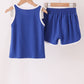 Navy active shorts set