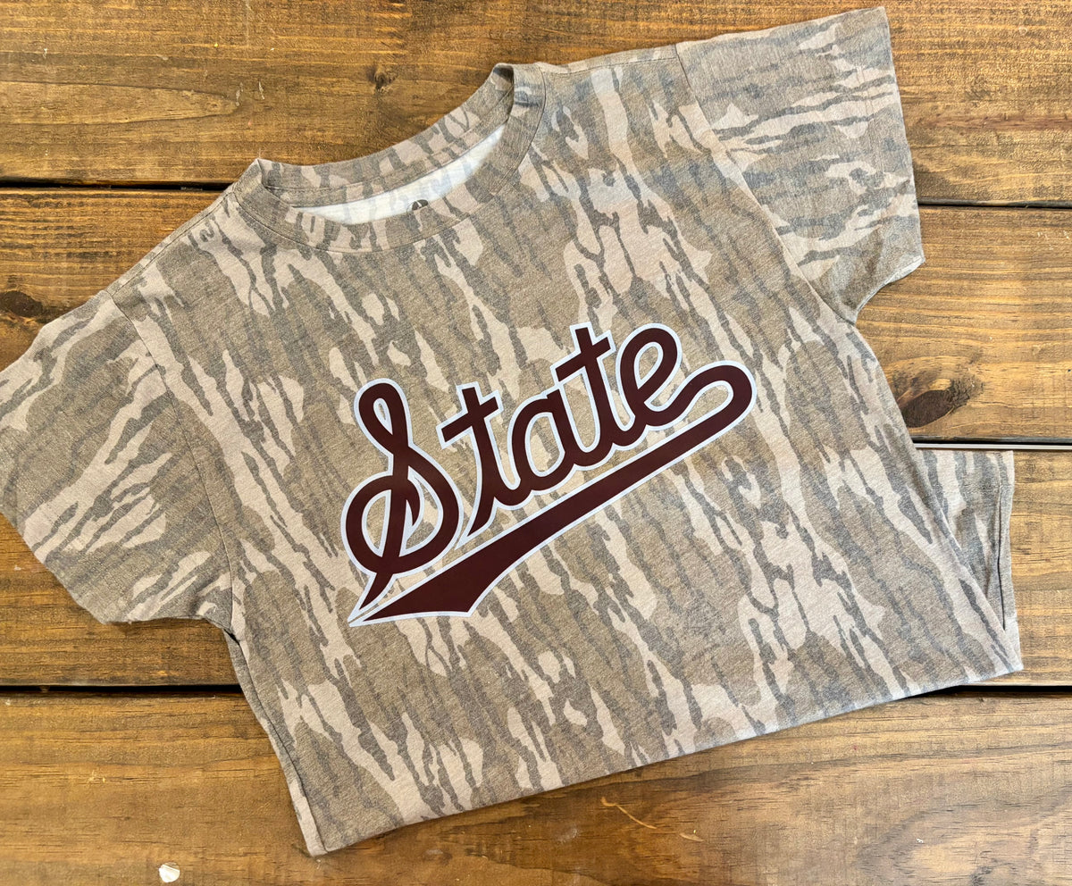 STATE Script Mossy Oak Shirt
