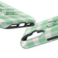 Phone Case — "Roll Wave" Green Plaid Magnetic Impact‑Resistant Case