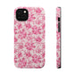 Pink Floral Magnetic Impact-Resistant Phone Case