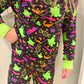 EXCLUSIVE Neon Halloween Kids 2pc Bamboo Pajamas - READY TO SHIP/PICKUP!