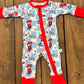 EXCLUSIVE Ole Miss Bamboo Baby Zippie - READY TO SHIP/PICKUP!