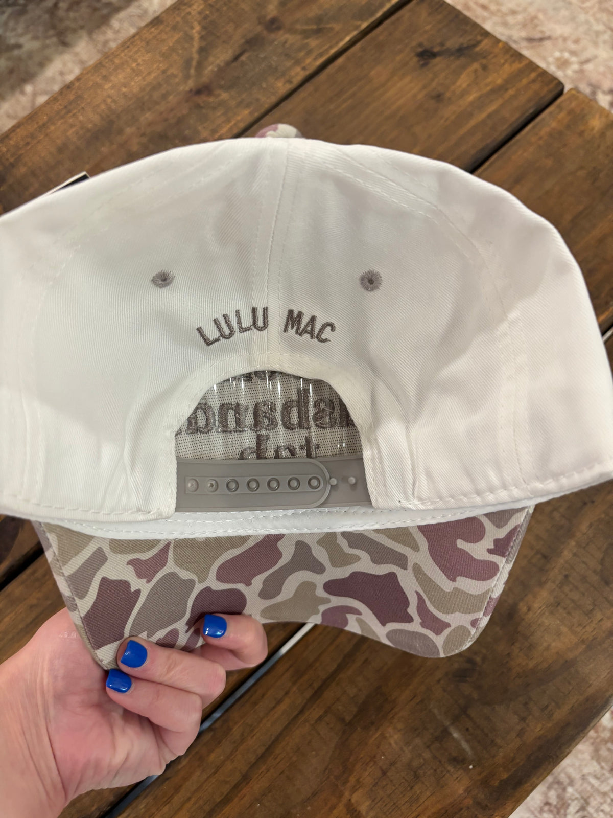 Lulu Mac | Put it on My Husband's Tab Camo Hat| READY TO SHIP/PICKUP