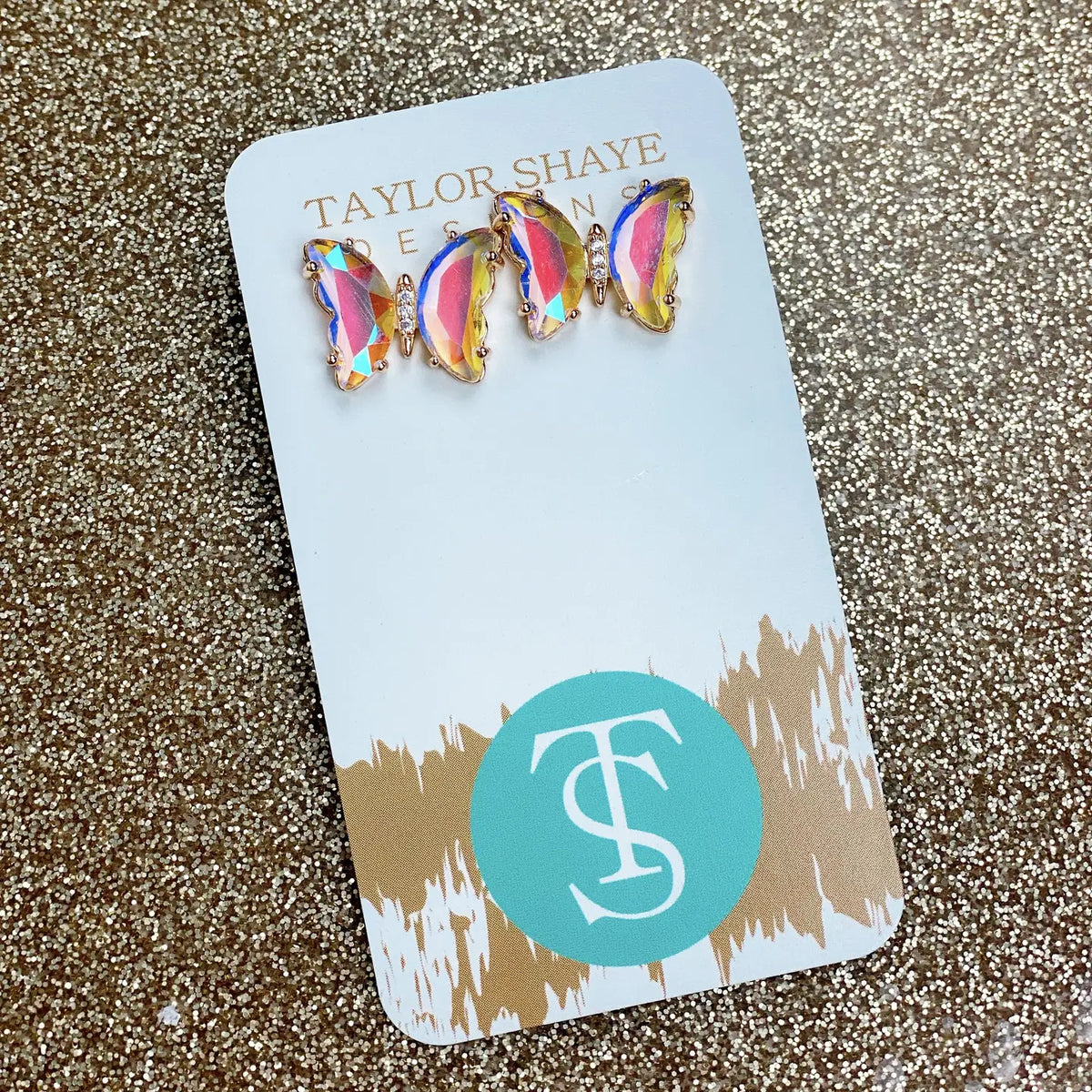 Iridescent Butterfly Earrings | Taylor Shaye Designs | READY TO SHIP/PICKUP