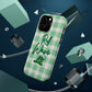 Phone Case — "Roll Wave" Green Plaid Magnetic Impact‑Resistant Case