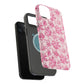 Pink Floral Magnetic Impact-Resistant Phone Case