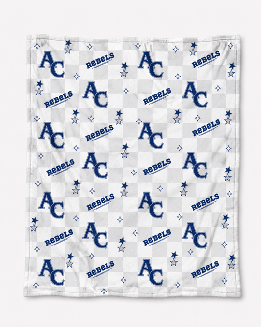 AC Rebels Fleece Throw Blanket - READY TO SHIP/PICKUP