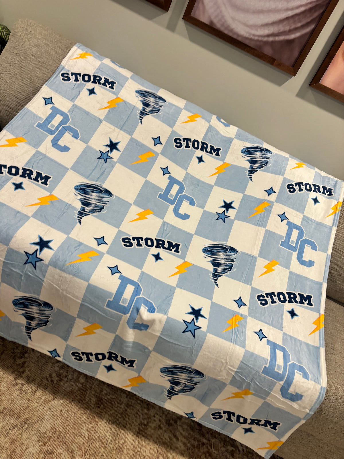 Delta Charter Fleece Throw Blanket - READY TO SHIP/PICKUP