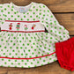 Green Dot Grinch Girl's Bloomer Set - READY TO SHIP/PICKUP