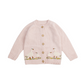 Pink goose cardigan sweater