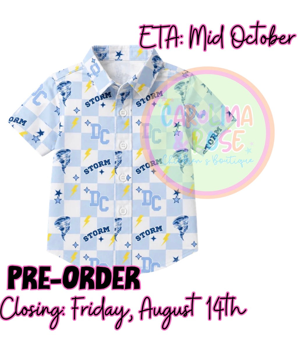 Delta Charter Boys Button Down *PRE-ORDER*
