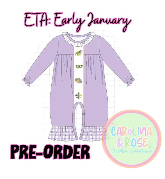 Girls Mardi Gras One Piece *PRE-ORDER*