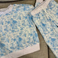 Blue Girls Floral Sweatsuit- READY TO SHIP/PICKUP!