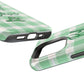 Phone Case — "Roll Wave" Green Plaid Magnetic Impact‑Resistant Case