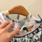 Blue Mallard Duck Embroidery Dress - READY TO SHIP/PICKUP!