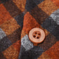 Premium brown plaid button down muslin shirt