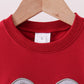 Premium Maroon Alabama elephant applique top
