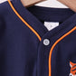 Premium Navy Auburn tiger embroidery cardigan