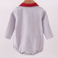 Premium Maroon Alabama elephant embroidery stripe bubble
