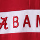 Premium Maroon Alabama embroidery ruffle top